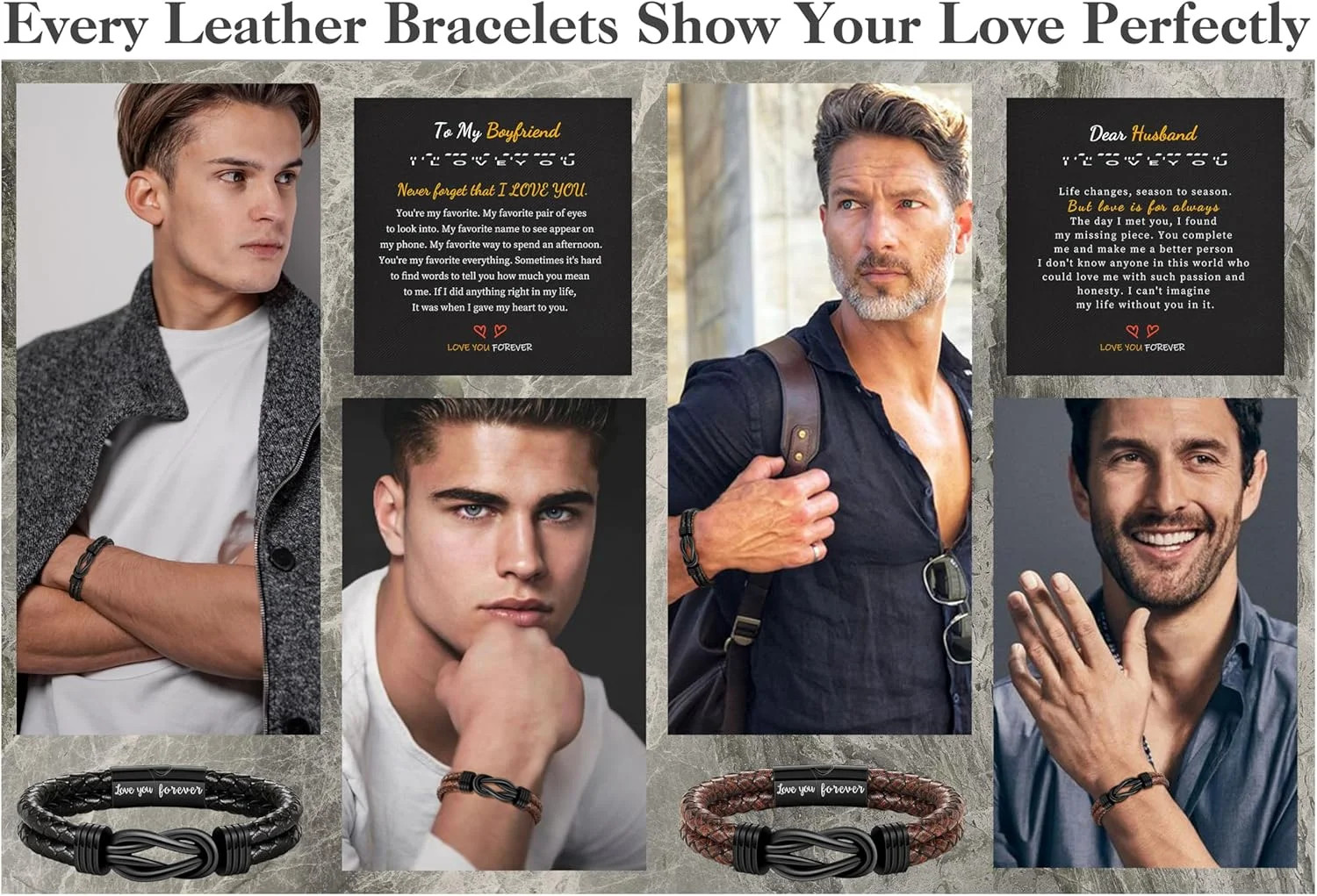 To My Son Gift for Son Bracelet Love from Mom, Dad Forever Birthday, Graduation