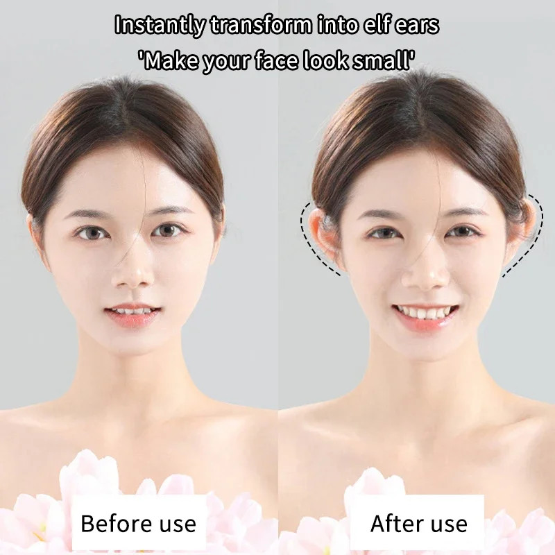 6/12/30Pcs Invisible Elf Ear Makeup Stickers Earlobe Support Patches V-Face…