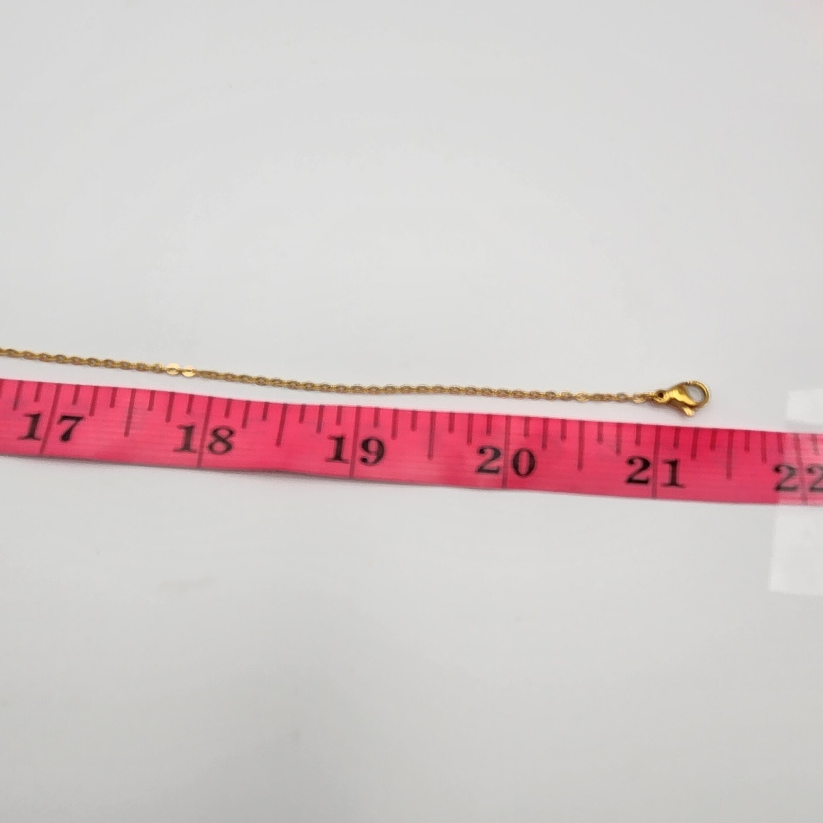 18k Gold Plated Chain Whit Letter S Pendant Necklace