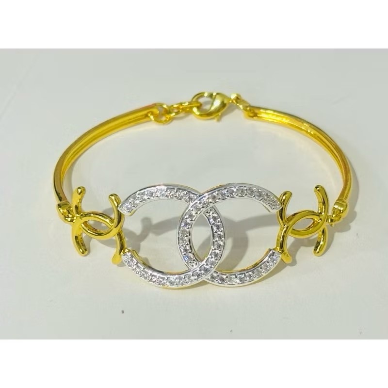 Bracelet 18k 22K 23K 24K THAI BAHT YELLOW GOLD JEWELRY 7 inches