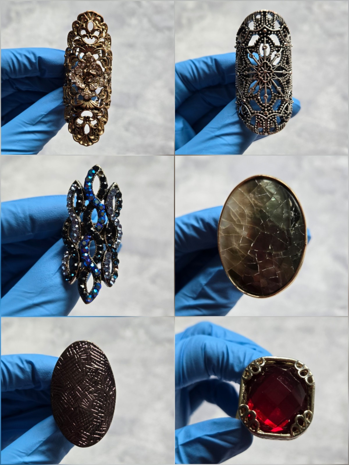 Huge Lot 55 Pc Mixed Rings Vintage to Modern Estate Jewelry Assorted Styles #02