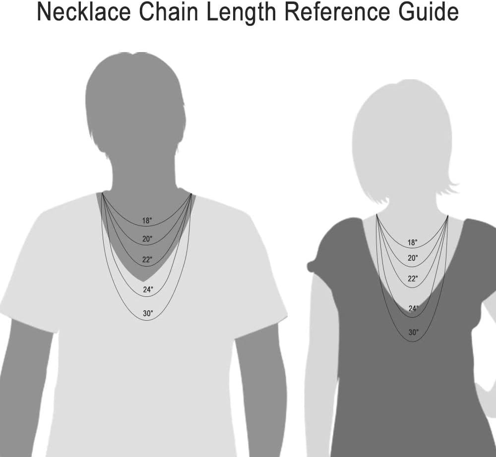 Layered Cross Necklaces for Men – 18K Gold Plated Cross Necklaces Chain for Men