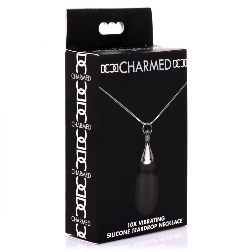 Charmed: 10X Vibrating Silicone Teardrop Necklace —FREE SHIPPING!!!