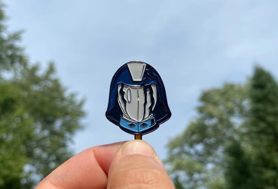 Enamel Brooch Lapel Pin Badge Gi Joe Cobra Commander