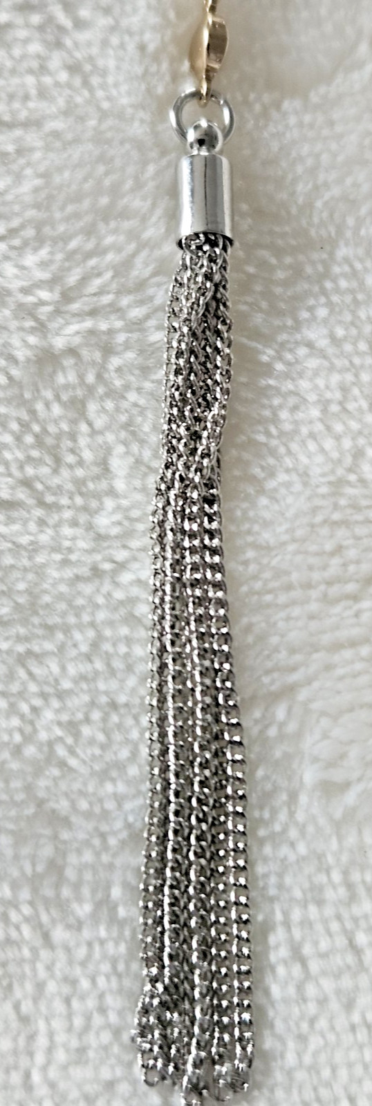 New in Box! Bay to Baubles Stitch Fix “Rue Lariat” Gold & Silver Color Necklace