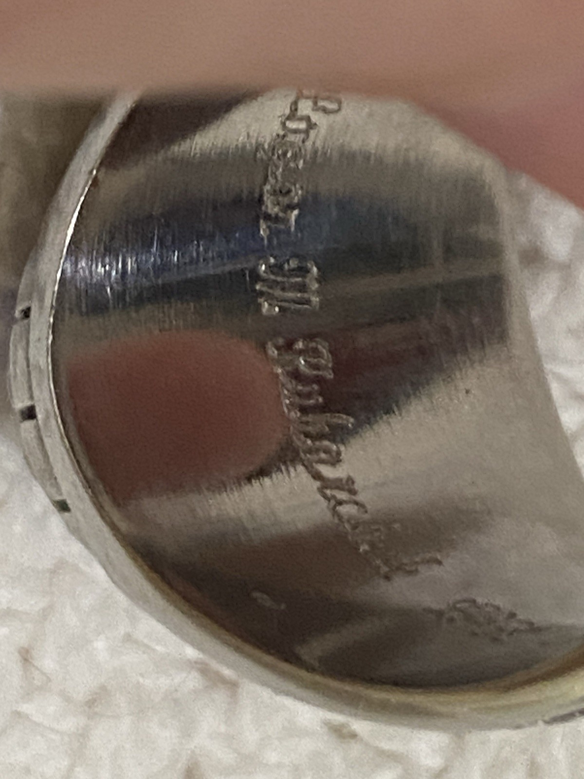 Anthony Wayne Class Ring With Blue Stone Marked LTM