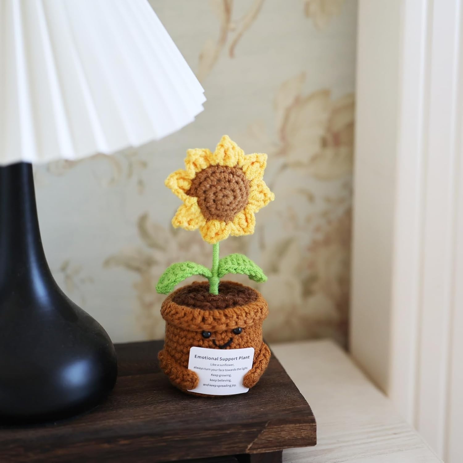 Emotional Support Crochet Sunflower – A Unique Gift for Women’s Inspiration