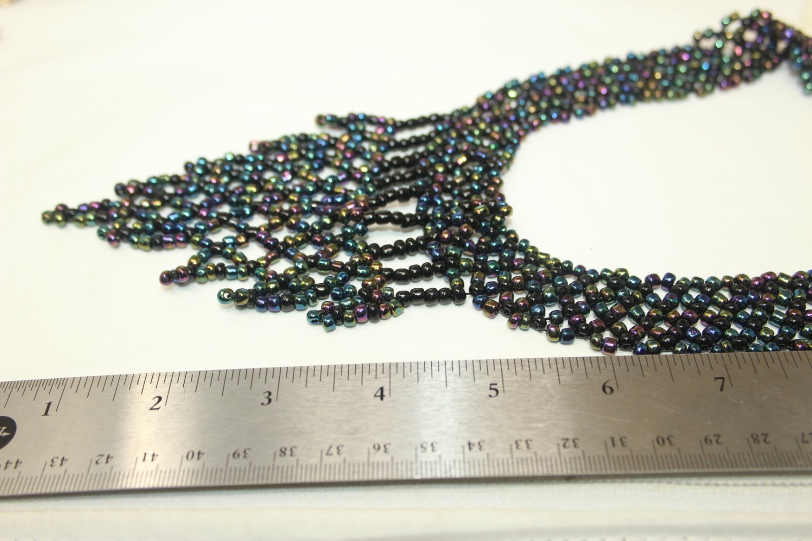 Extending Hands Handmade Zambia Beaded Multi-Color Metallic Necklace