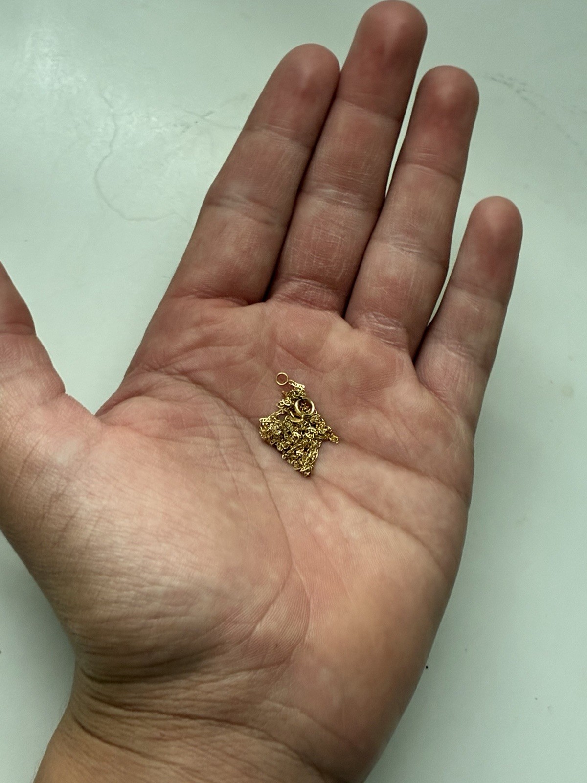 14k gold solid 1.1mm mariner chain 22”