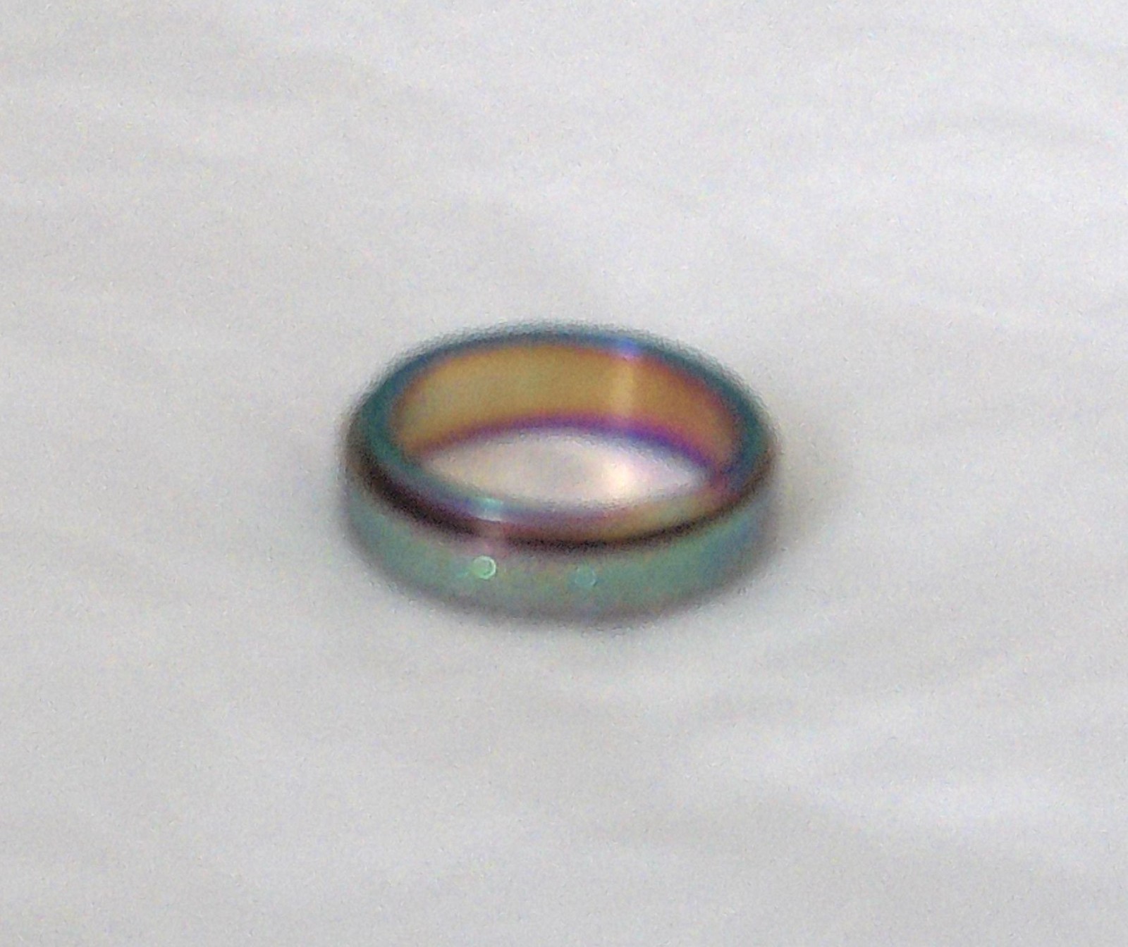 New Stainless-Steel Multi Colors Spinner Ring Size 8 Perfect for All Occasions
