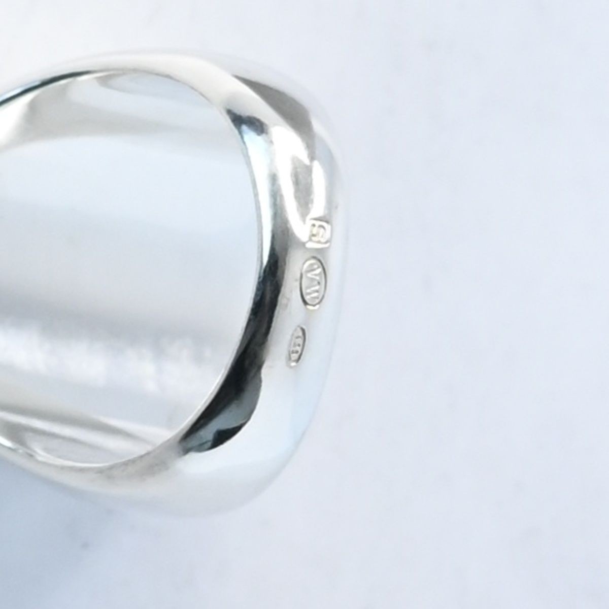 Vivienne Westwood Orb Signet Oval Ring S Size 11 Sterling Silver 925 Japan Used