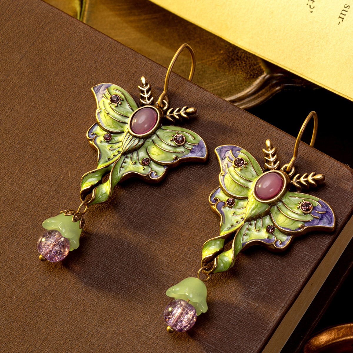 Butterfly Fashion Earrings Vintage Style Qipao Accessories Chinese Style Jewelry