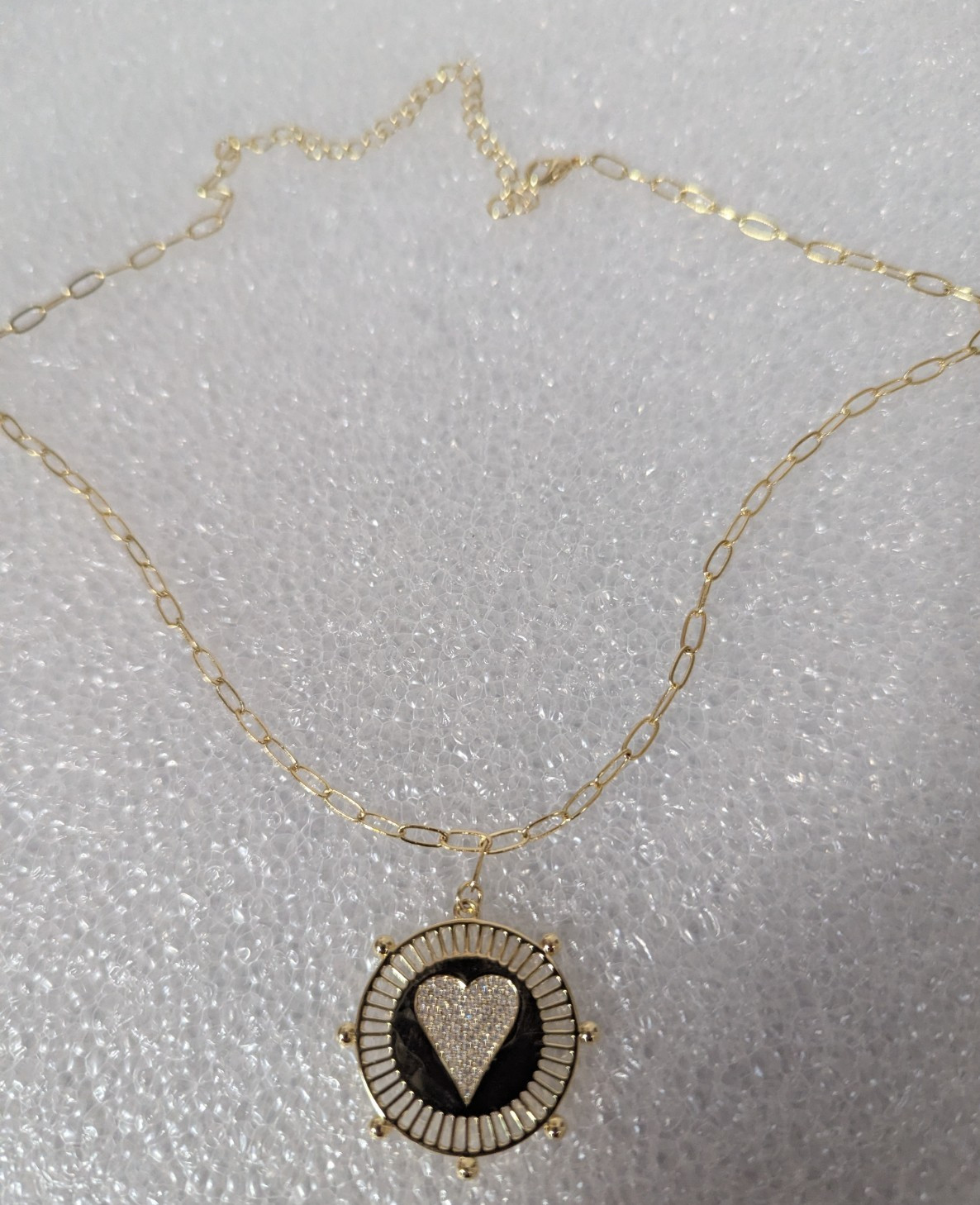 Jennifer Miller Heart Medallion Necklace