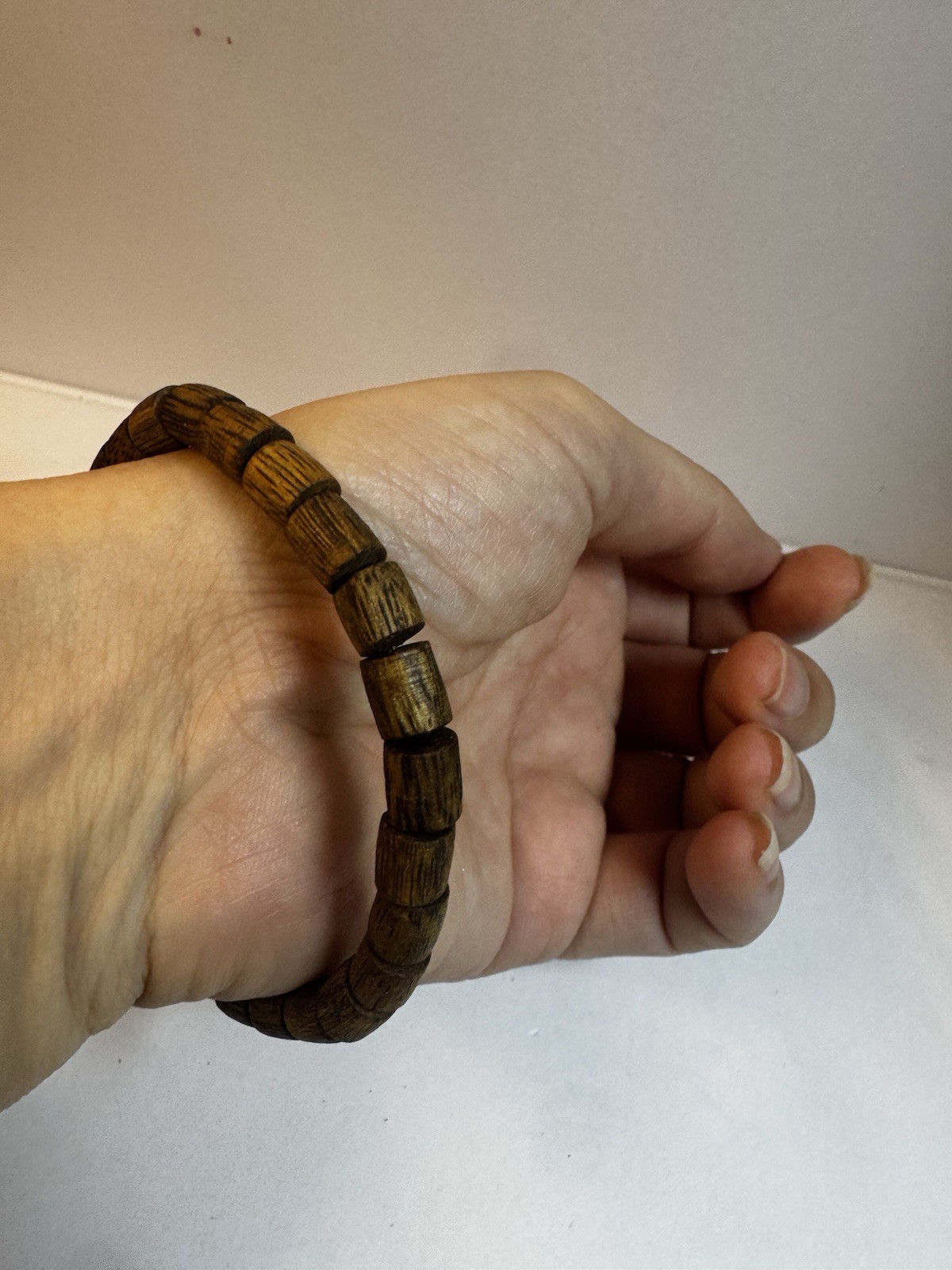 AAA quarlity Chenxiang 6.5mm Beaded Agarwood Bracelet New in box free shipping