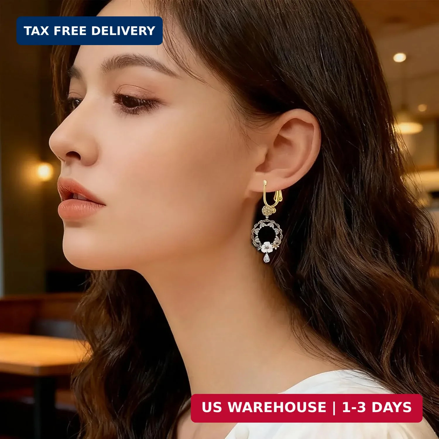 8 Pcs Clip-on Earring Converters with Silicone Earring Pads, Non-Pierced Earring