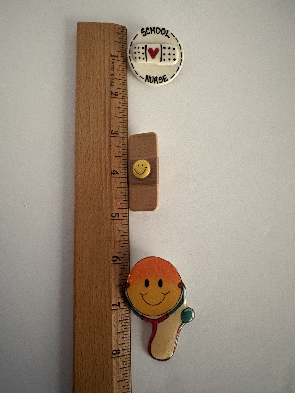 Vintage School Nurse Medical Theme Brooch Pins Mixed Lot of 3