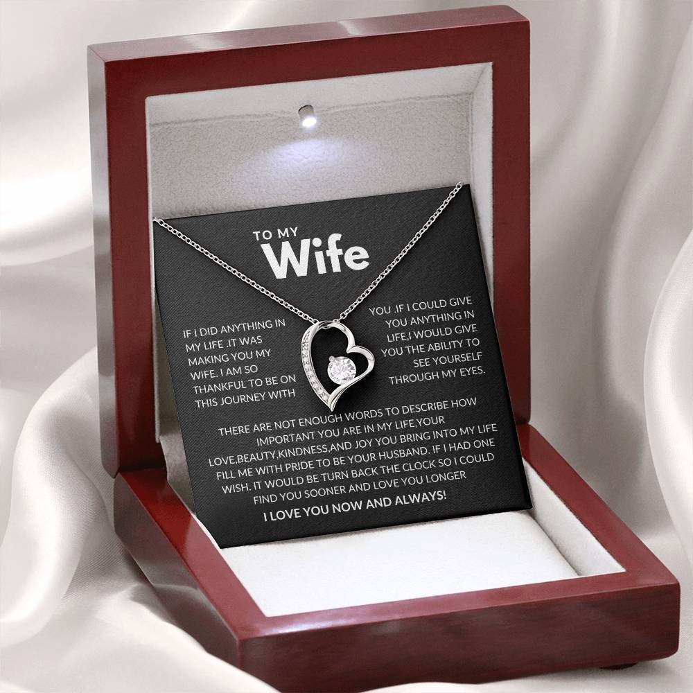 To My Wife Necklace, Gift For Wife, Anniversary Gift For Wife, Necklace For Wife