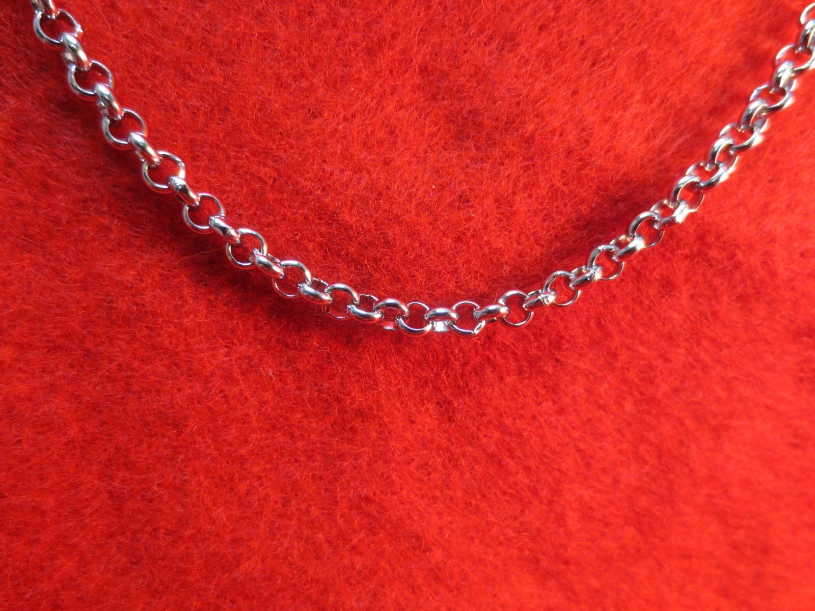 4mm 16″-84″ STAINLESS STEEL GOLD/SILVER/BLACK/PLATED STUNNING ROLO ROPE NECKLACE