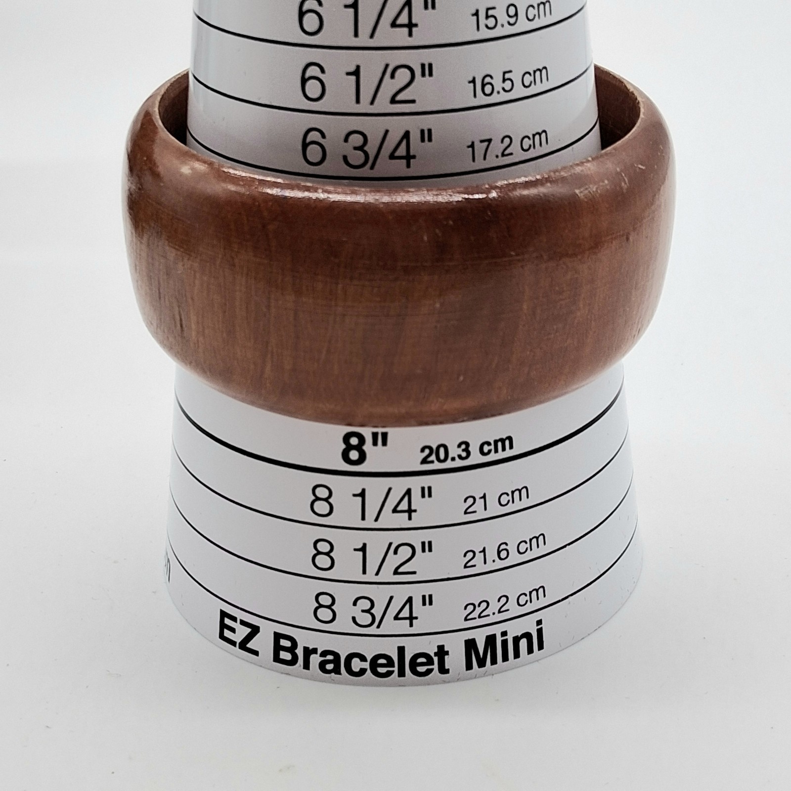 Round Wood Bangle Bracelet Medium Finish