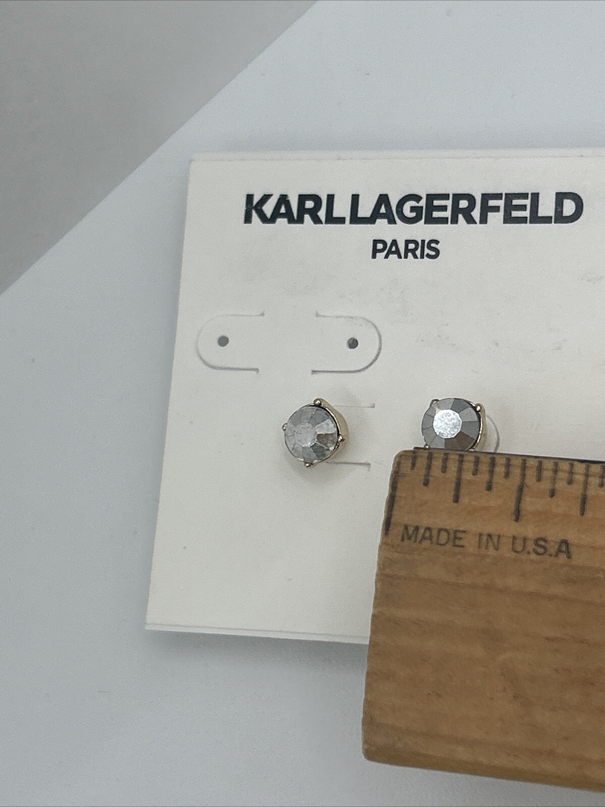 Karl Lagerfeld Paris Post & Stud Earrings, Gold Tone, Pink Stars, 2-Pair Set