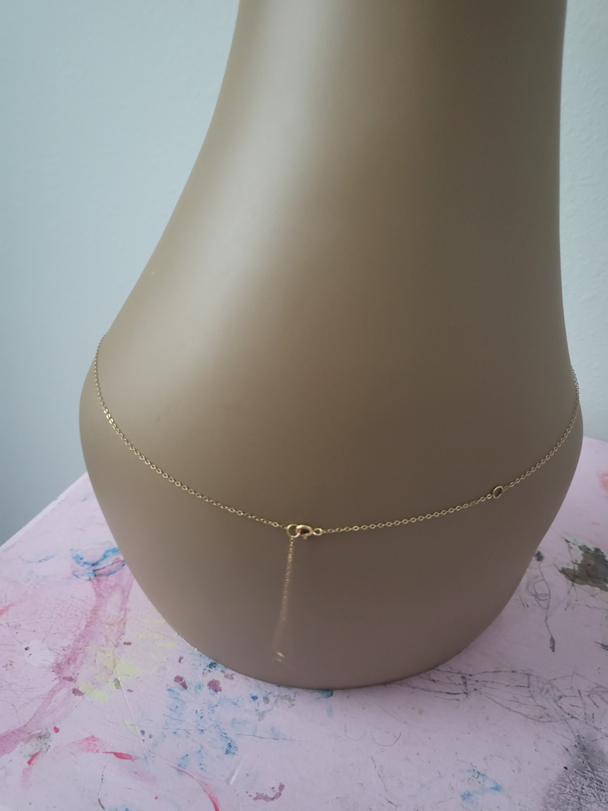 Gold Jewelry Chain 18k Light Gold Color
