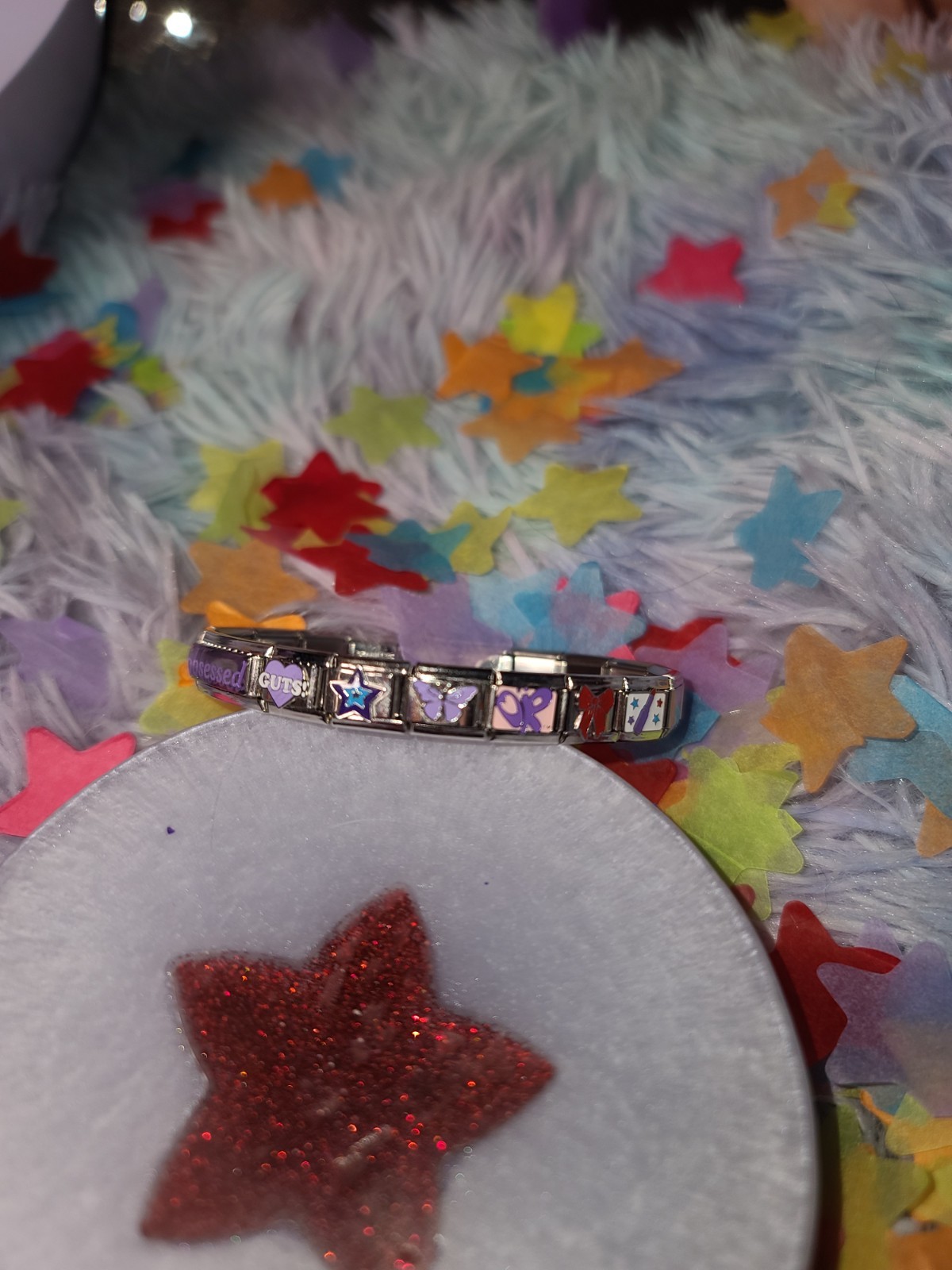 SOLD OUT! Olivia Rodrigo Italian Charm Bracelet OBSESSED & GUTS CHARM TOUR Merch
