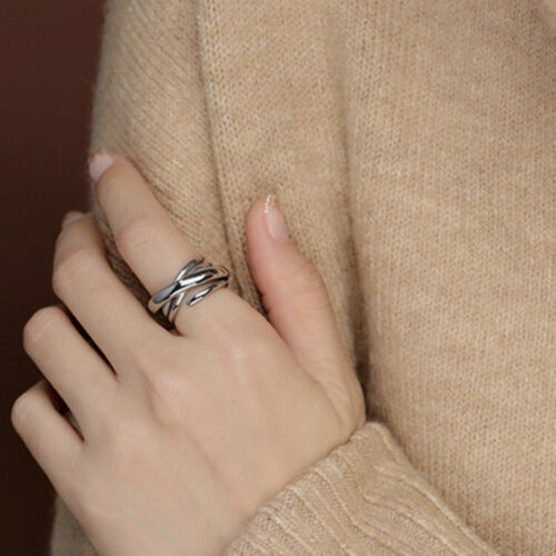 Adjustable Couple Love Open Rings Valentine’s Day Gift for Girlfriend Wife