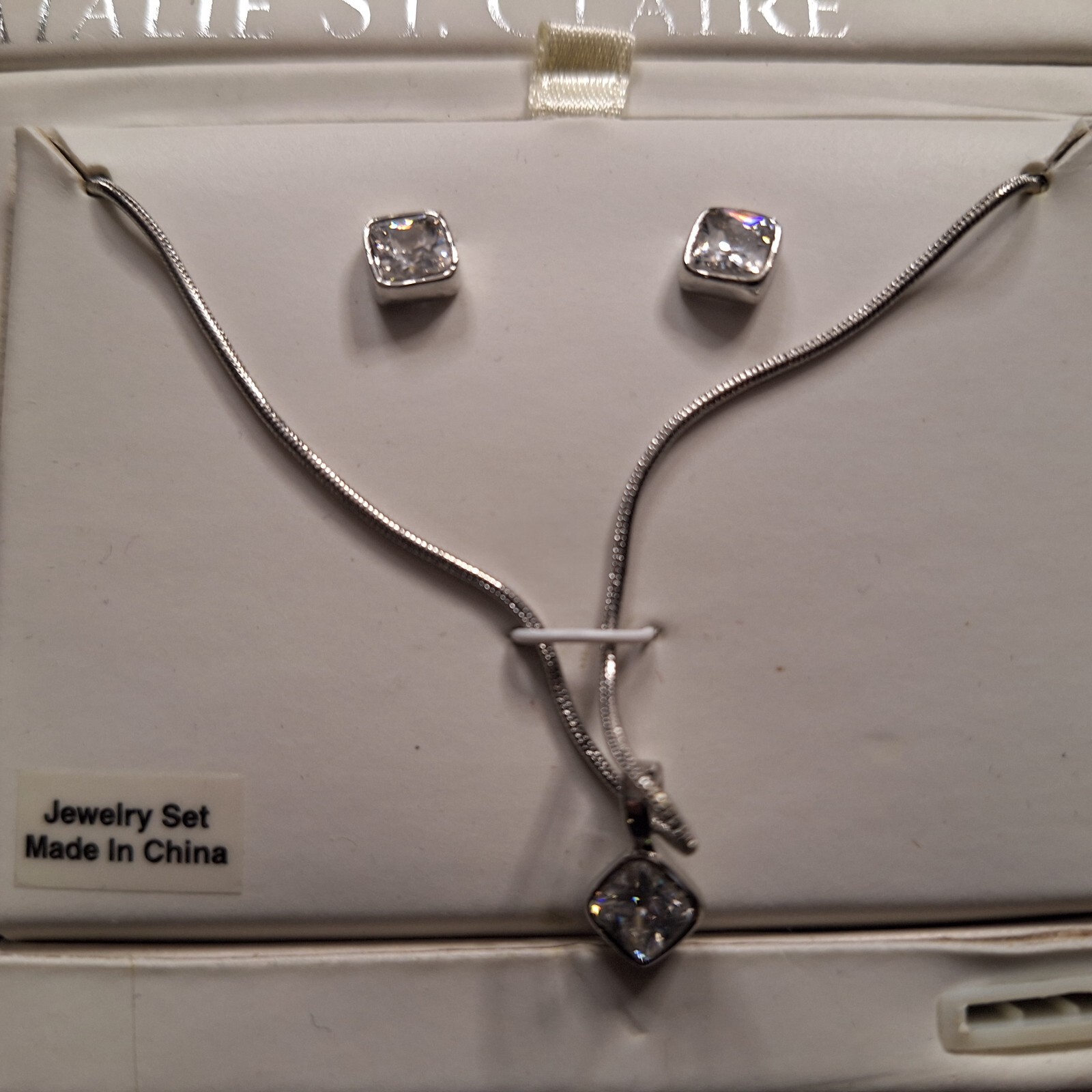 Vtg Natalie St. Claire watch earring necklace sets and other jewelry set