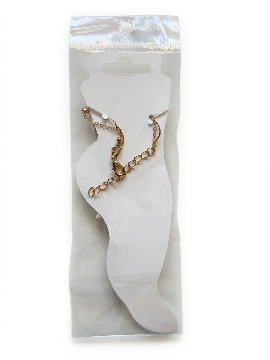 Boho Cowrie Shell Anklet Gold Chain Colorful Beads Beach Foot Jewelry New