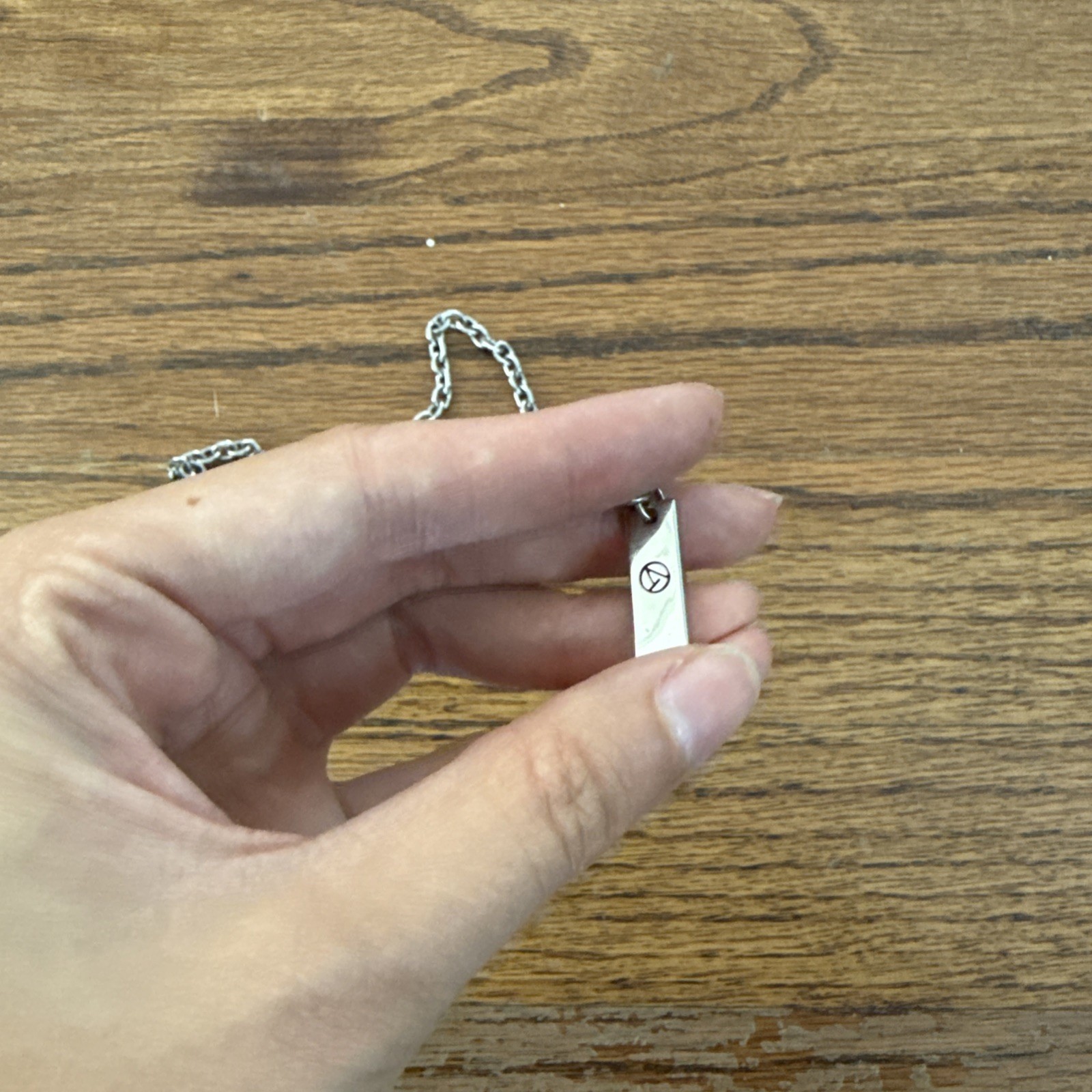 Lost General Anti-War Diamond Necklace Silver