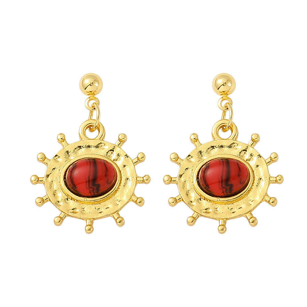 House of The Dragon Necklaces Princess Rhaenyra Targaryen Red Pendant Earring