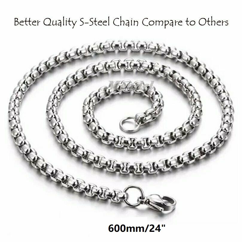 Unisex Women Men Stainless Steel Punk Owl Birds Pendant Necklace 24″ Chain Gift