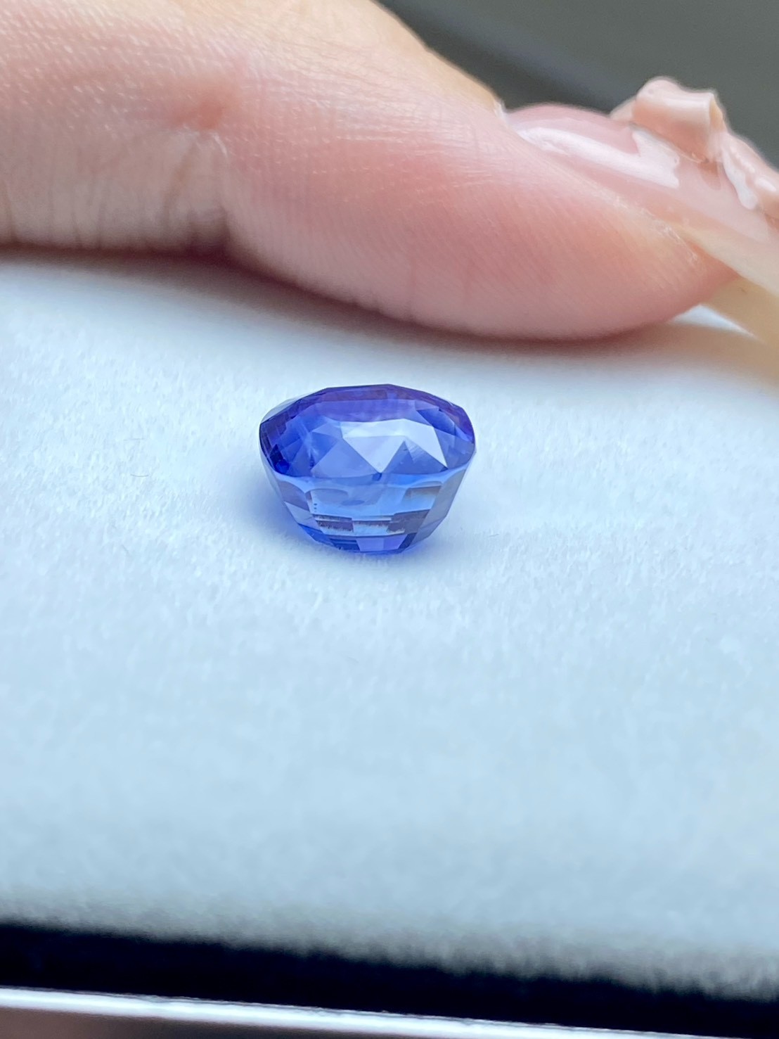 [jerseychou] Natural cornflower blue sapphire 6.15ct , Sri Lanka , GRS/LOTUS