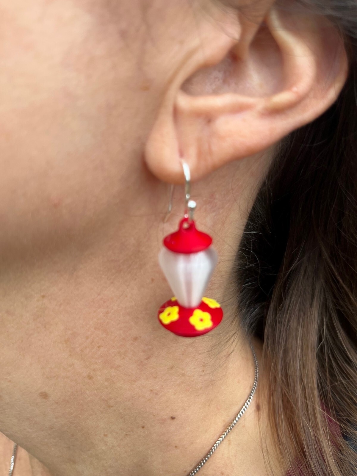 HummingBird Feeder Earrings
