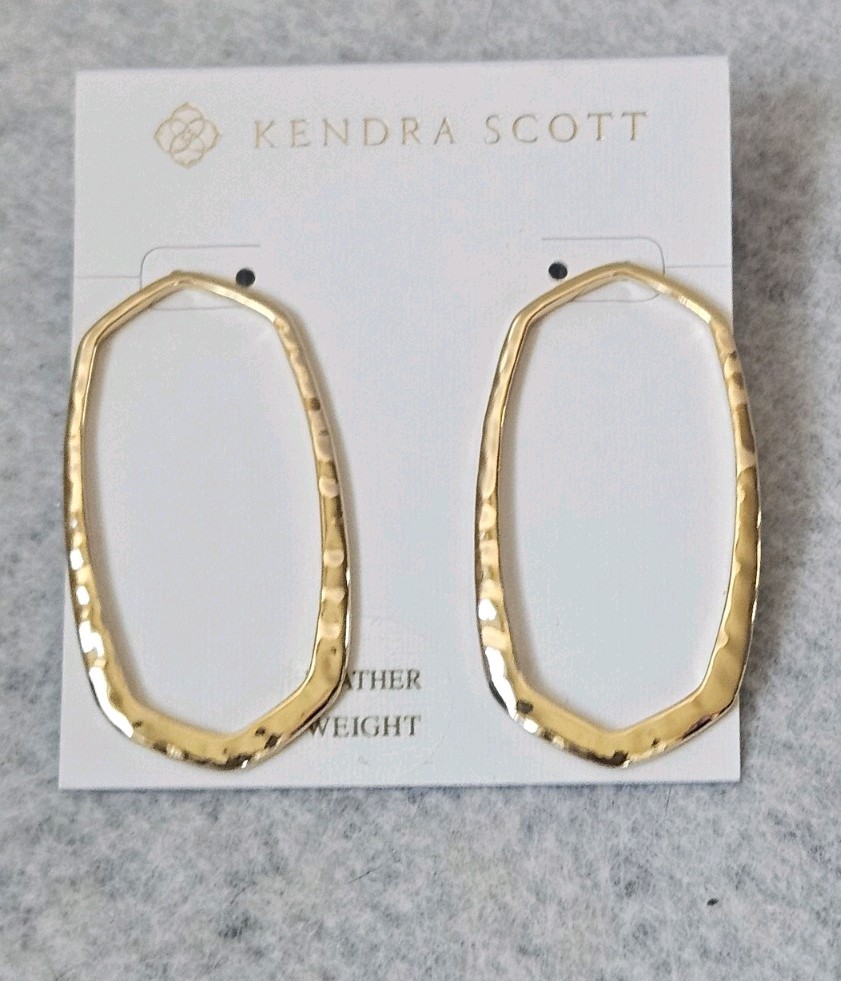 Kendra Scott Zorte Open Hexagon Earrings