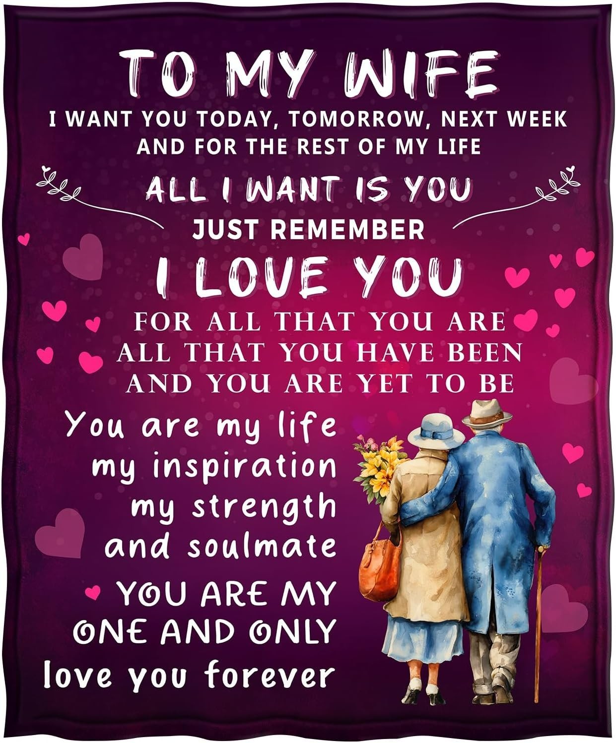 To My Wonderful Wife Valentine Gifts For Her Birthday Anniversary Present Love