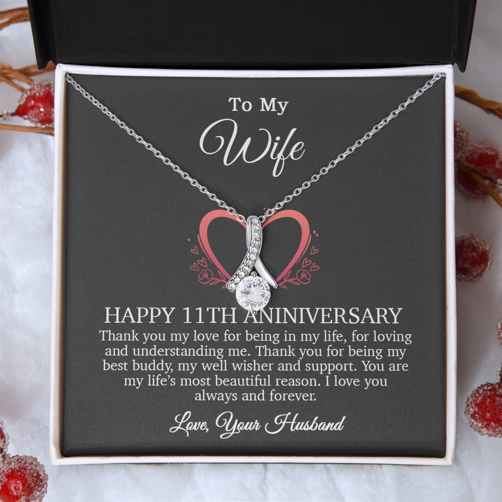 11th Anniversary Gift For Wife, 11 Year Anniversary Gifts, 11th Wedding Annivers