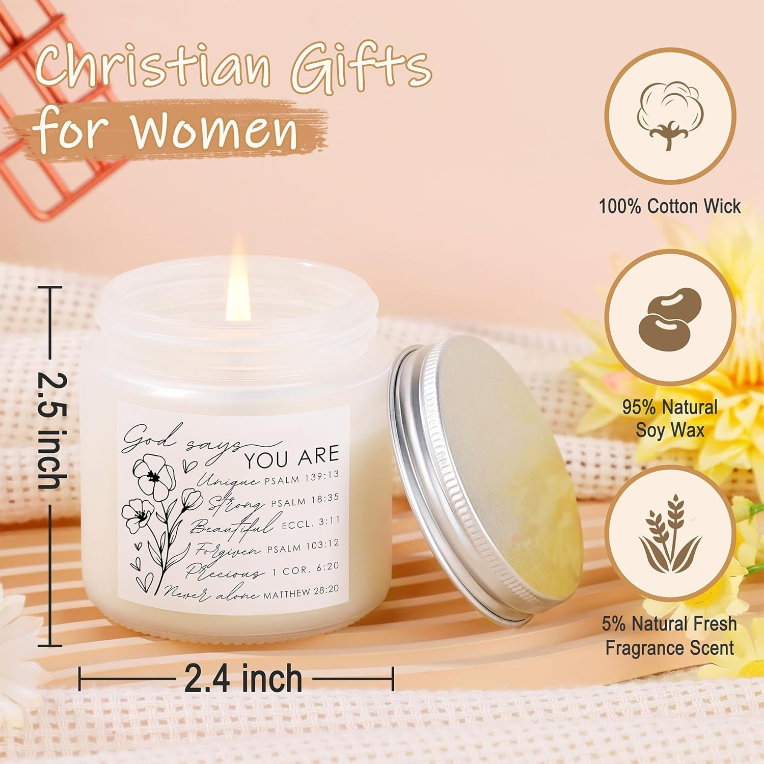 Christian Religious Gifts for Women, Mothers Day Birthday Graduation Gifts for W
