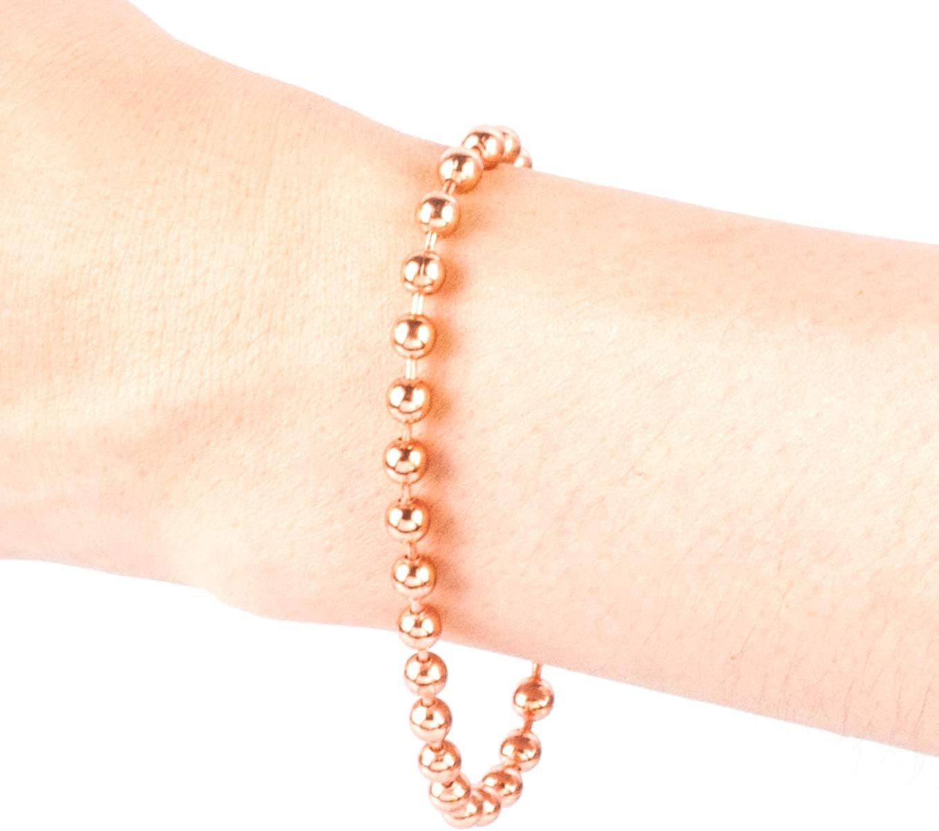 Pure Copper Bracelet for Men and Women – Natural Wellness Jewelry – Single o