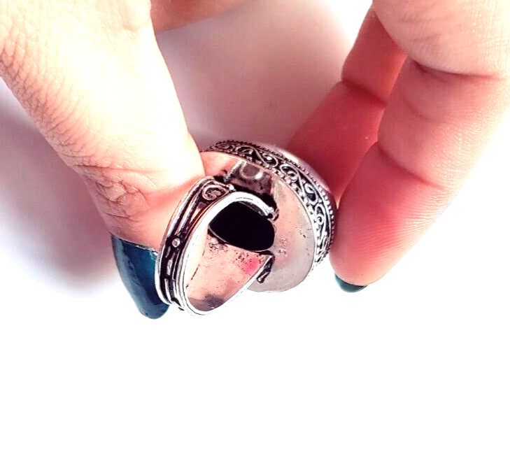 Lapis Lazuli Natural Gemstone Handmade 925 Sterling Silver Ethnic Jewelry Ring
