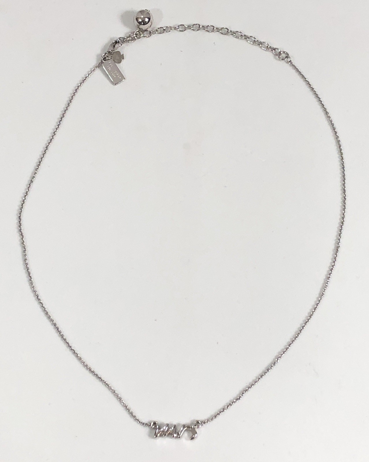 Kate Spade Say Yes Necklace MRS Pendant Chain – 14.5 to 17 inch Length