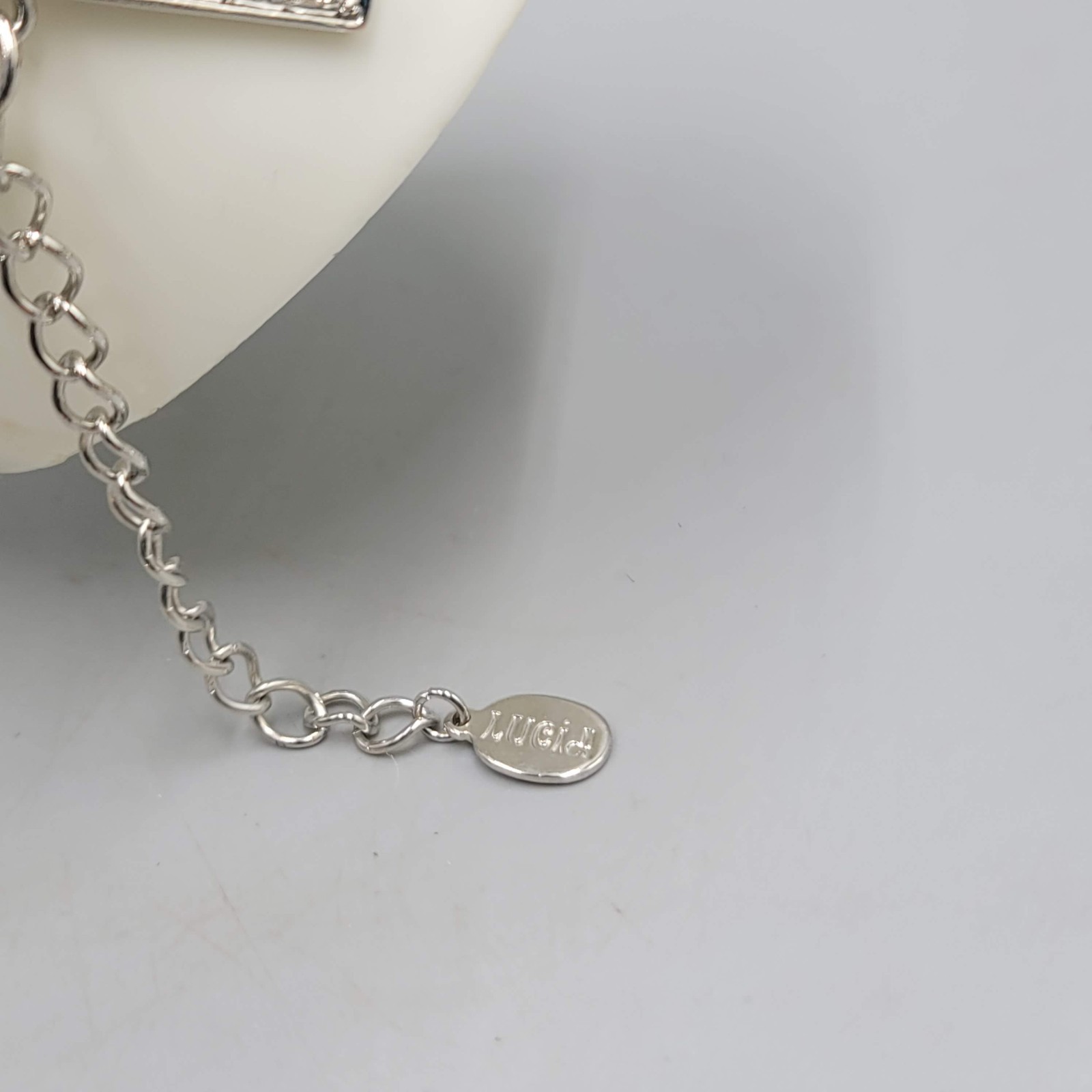 NWT AKIRA CHICAGO Slave Bracelet Silver tone Chain Punk Rock LUCIA Adj NEW