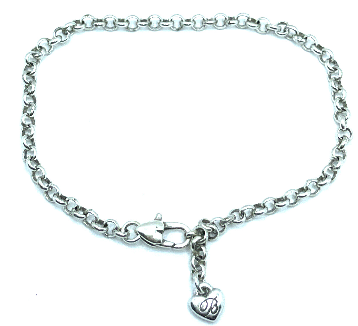 BRIGHTON ROLO SMALL Starter Links Charm Bracelet LEGACY Excellent 8.5”