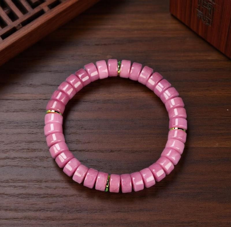 Girl Grandma Mother Lady Women Jade Beads Bracelet Jewelry Family Gift Box DD176