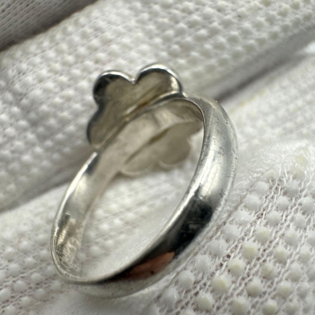 Moschino Extremely Vhtf Vintage Flower Ring 1988 With Stamp No. 9 Designer Women