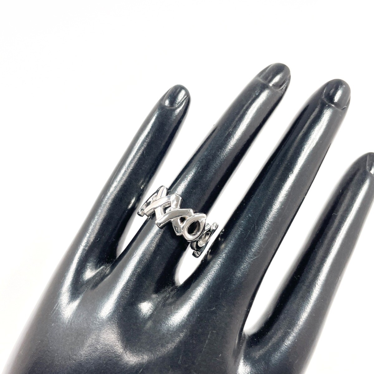 TIFFANY&Co. Ring Love & kiss Paloma Picasso Silver925 US 5(US Size) Women