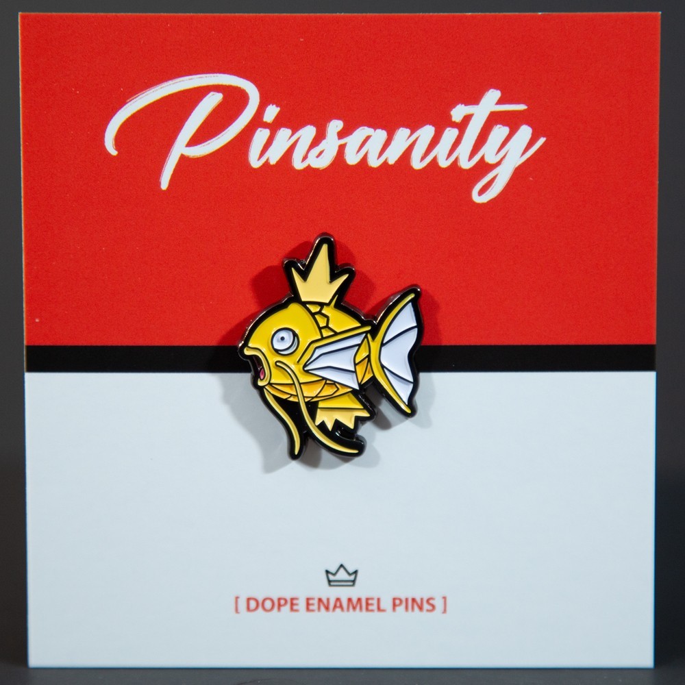 Shiny Magicarp Pin – Fast Shipping from USA – Brooch – Pokemon Gyarados 151
