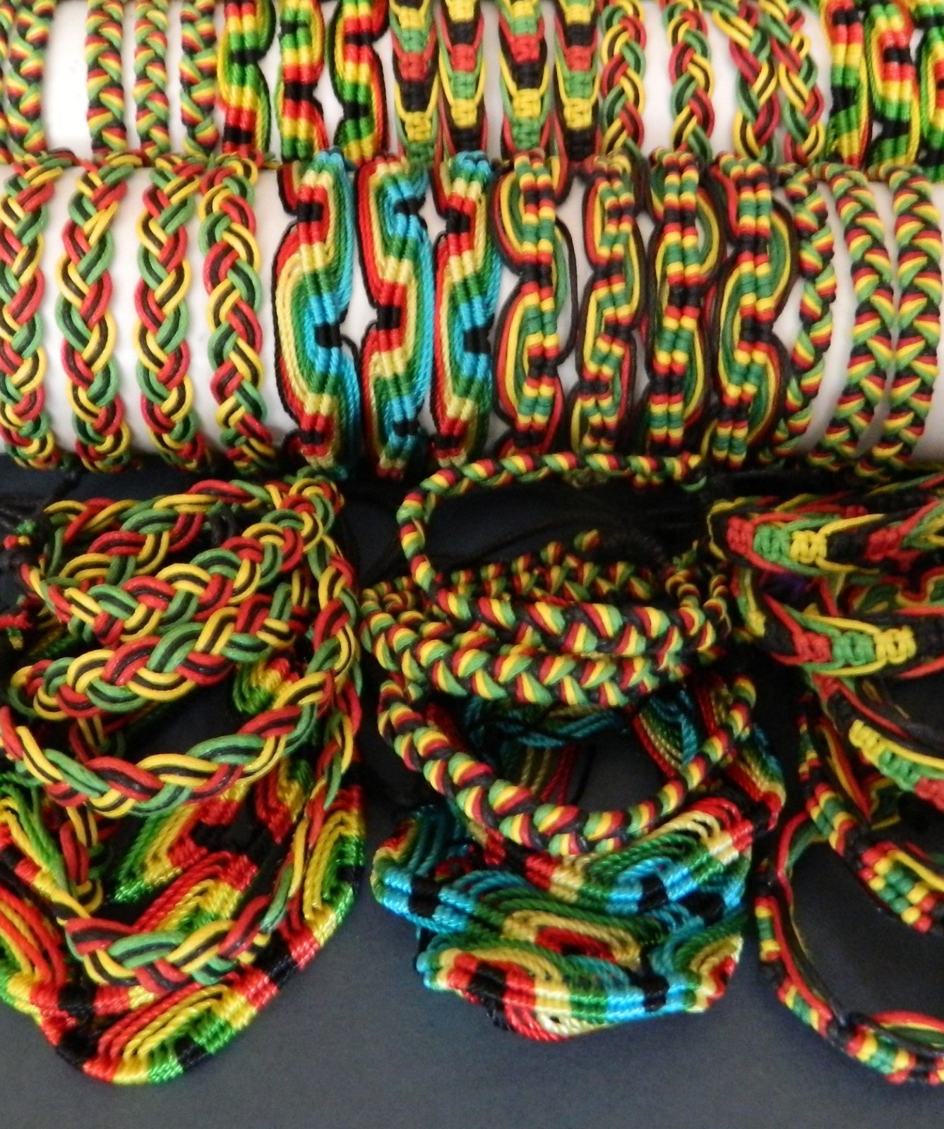 Rasta Bracelets Friendship Bracelet 5 to 30pcs Jamaica Reggae Wholesale