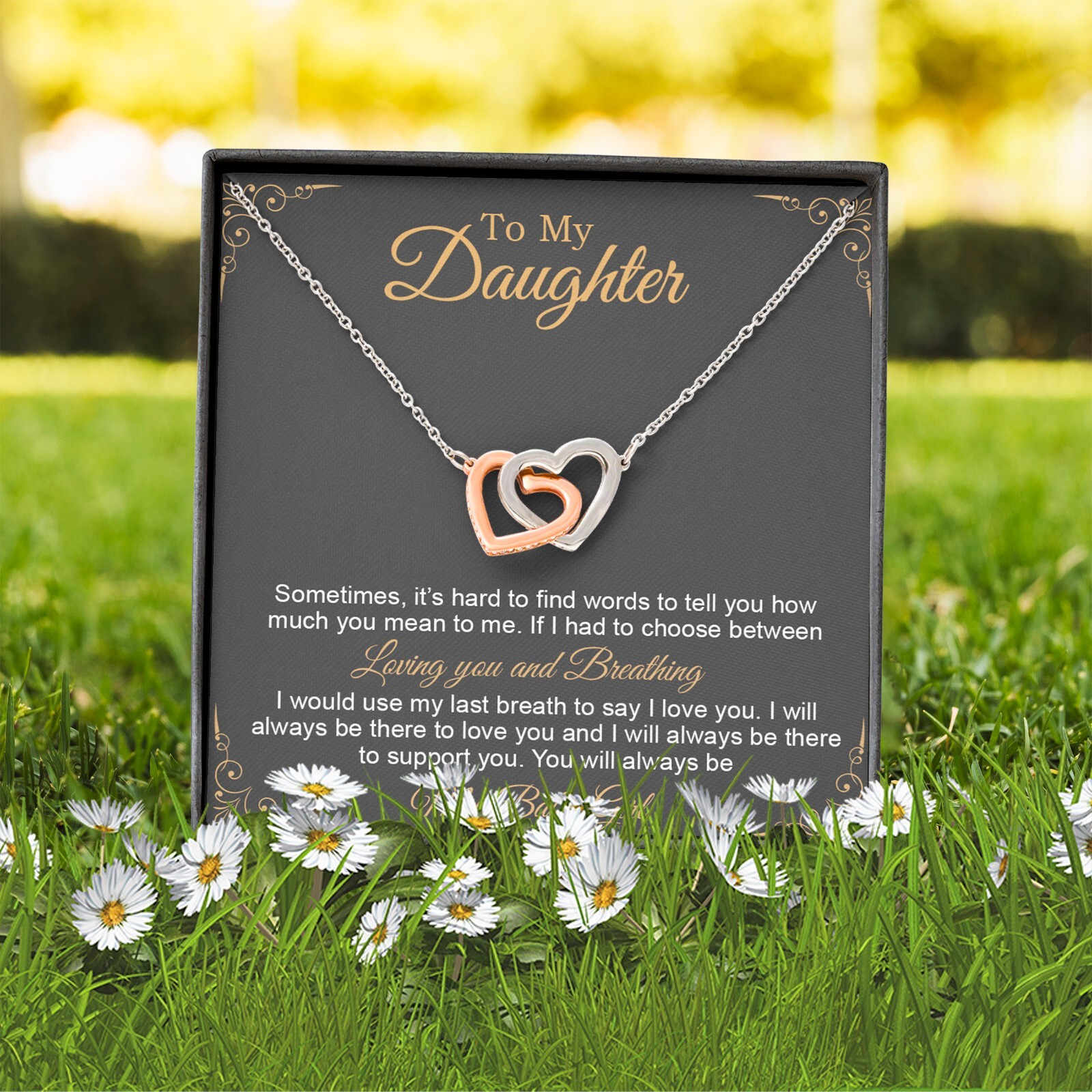 To My Daughter Necklace, Gift to My Daughter, Graduation Gift for Daughter
