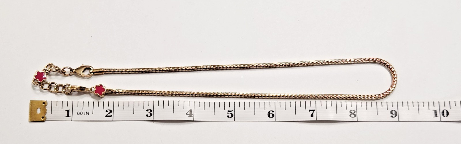Goldtone Wheat Link Chain Necklace Classic Beauty Jewelry Staple Retro
